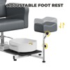 Reclining Pedicure Chair with Stool, Footrest & Massage Foot Basin, Hydraulic Lift Pedicure Station for Nail Tech, Swivel Foot Spa Chair - 3 of 4