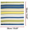 INSPIRE CHIC Women's Stripe Print Wrap Scarves Head Scarf Kerchief Neckerchief 1 Pc - 3 of 4