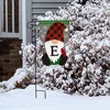 Briarwood Lane Fall Garden Flag 12x18 For Outdoor Winter Gnome Burlap Monogram Letter E For Fall Garden Flag Flags For Outside - 3 of 4