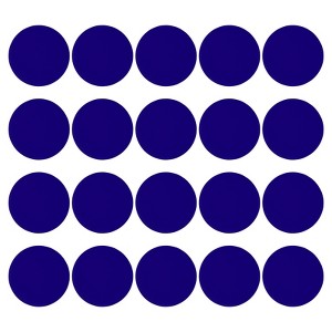 Unique Bargains Self-Adhesive Waterproof PVC Classroom Round Floor Sticker 20 Pcs - 1 of 4