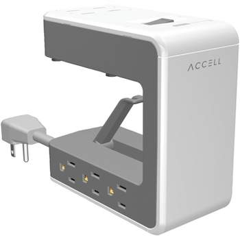 Accell® Power U Power Station with Surge Protection, 6-Foot Cord (White)