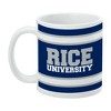 Rice University Stripes Ceramic Coffee Mug Novelty Gift Mugs for Coffee Tea and Hot Drinks 11oz White - 3 of 4