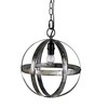 Dexmalle Adjustable Chain Metal Hanging Globe Chandelier,Bulb Not Included - 3 of 4