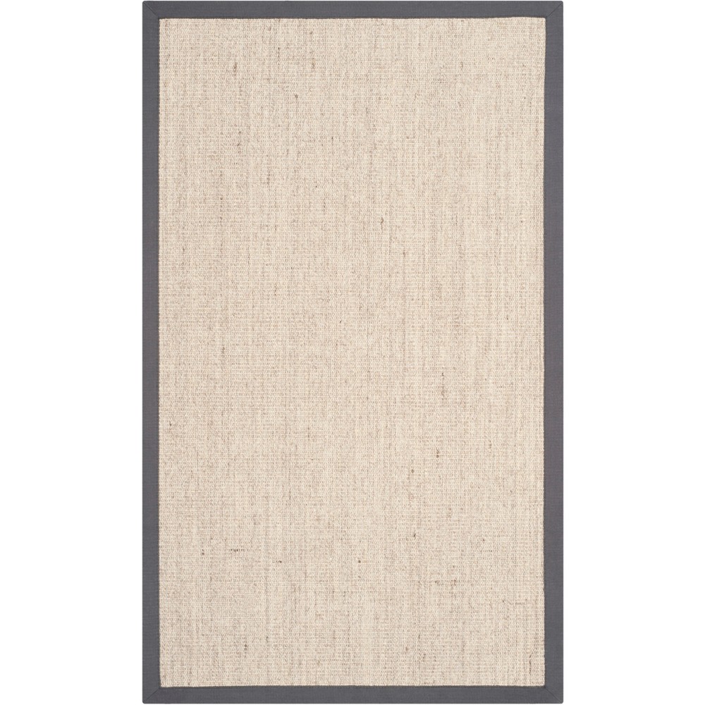 4'x6' Klara Solid Loomed Area Rug Marble/Gray - Safavieh