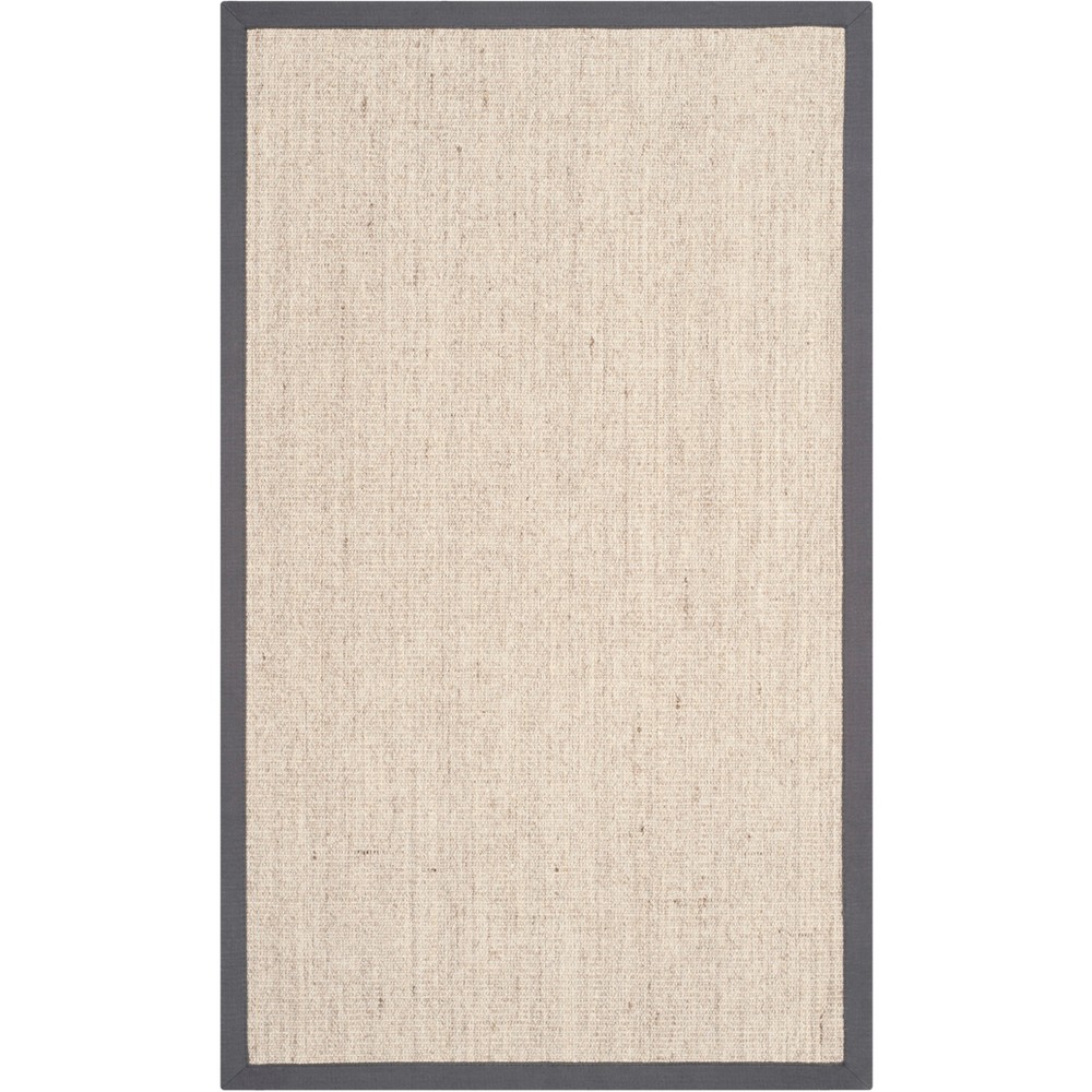 4'x6' Klara Solid Loomed Area Rug Marble/Gray - Safavieh