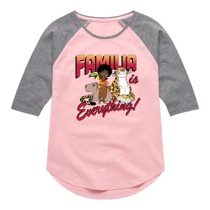 Girls' - Encanto -  Shirt Tail Raglan Graphic T-shirt - 1 of 3