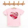 Hearts Patchwork Print - Youth Short Sleeve Graphic T-Shirt - 2 of 4