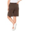Woman Within Plus Size Sport Knit Short - 3 of 4