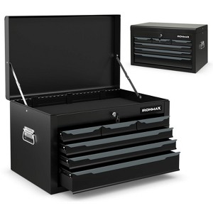 Costway 24'' Tool Chest Case Steel Tool Box with 6 Drawers Top Storage Automatic Lock - 1 of 4