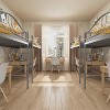 Twin Loft Bed with Adjustable Ladder&Full Safety Guardrail, Loft Bed Twin Heavy-Duty Metal Frame 400 Lbs Weight Capacity,Space Saving - 3 of 4