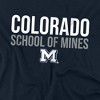 Men's Colorado School of Mines Official Stacked T-Shirt Stacked - 2 of 4