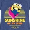 Girls' - Despicable Me Minions - Sunshine On My Mind Fitted Short Sleeve Graphic T-Shirt - 2 of 4