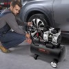 VEVOR Air Compressor,15 Gallon Steel Tank,2HP 5.3 CFM@90 PSI Oil Free Air Compressor & Max. 125PSI Pressure,78dB Ultra Quiet Portable Compressor,Black - 2 of 4
