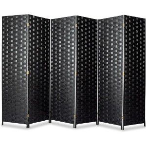 SereneLife 8-Panel Room Divider, Foldable Privacy Screen - 1 of 4