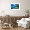 41" x 31" Coast Line by Paul Powis Wood Framed Wall Art Print - Amanti Art: Modern Style, Acrylic Glazed Lithograph, Hardwood Frame - 3 of 4