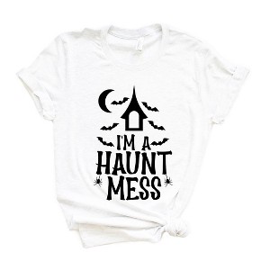 Simply Sage Market Women's I'm A Haunt Mess Short Sleeve Graphic Tee - 1 of 4