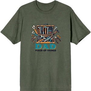 Dad Fixer Of Things
 Adult Crew Neck Short Sleeve Tee - 1 of 3