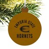 Emporia State University Hornets Wood Christmas Tree Holiday Ornament - 4 of 4