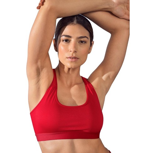 Red sports sales bra target