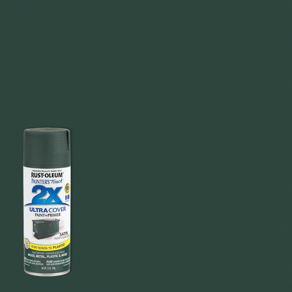 UPC 020066387754 product image for Rust-Oleum 12oz 2X Painter's Touch Ultra Cover High Gloss Spray Paint Hunt Green | upcitemdb.com