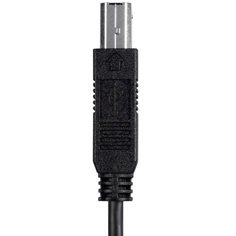 Monoprice 2.0 USB-C to USB Type-B Printer Cable 480 Mbps 3.3ft black, 5 of 7