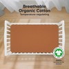 KeaBabies 2pk Soothe Fitted Crib Sheets Neutral, Organic Baby Crib Sheets, Fits Standard Nursery Baby Mattress - 2 of 4