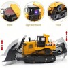 Remote Control Bulldozer RC 1/16, 2.4GHz 11 Dozer with Light Sound for 6+ Years Old - 3 of 4