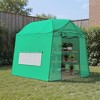 YARDSIGHT 8.5 x 7 FT Walk-in Greenhouse, Portable Pop-up Greenhouse 3 Adjustable Hights Heavy Duty Plant Gardening Canopy with Durable PE Cover - 2 of 4
