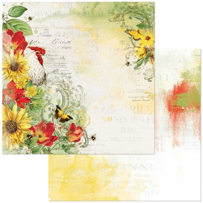 Vintage Artistry Countryside Double-Sided Cardstock 12X12-Homestead