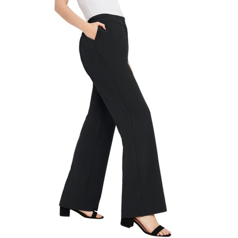 Jessica London Women's Plus Size Tummy Control Bi-stretch Bootcut Pant, 32  W - Black : Target