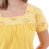 Aventura Clothing Women's Solid Seychelle Short Sleeve Top - 4 of 4