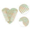 Unique Bargains Heart-shaped Hair Comb 1 Pc - 2 of 4