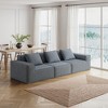 KWPZQEB Cloud Sectional Couch, Chenille Tofu Block Sofa, Upholstered Couches with Armrest & Deep Seat, Compressed Sofa for Living Room, Bedroom - 4 of 4
