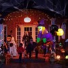 Angel Sar 3.9FT Halloween Inflatable Witch Window Breaker Decoration, LED Light-Up Witch on Broom Blow Up for Indoor, Outdoor Yard, Party, Lawn - 2 of 4