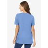 Woman Within Plus Size Perfect Crewneck Tunic - 3 of 4