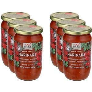 Sacla’ Pasta Sauce Whole Cherry Tomatoes Marinara - Case of 6 - 23.6 OZ - 1 of 4