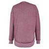 NBA Miami Heat Women's Burnout Crew Neck Fleece Sweatshirt - 2 of 4