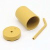 MyKids-Usa Baby Food Grade Silicone Straw Water Cup Training Leakproof Drop Resistant Drinking Cups - 3 of 4