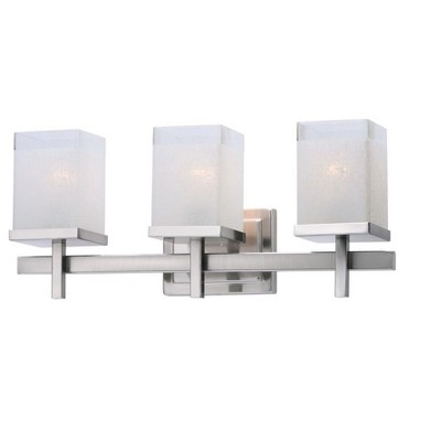 Maxim Lighting Tetra 3 - Light Vanity in  Satin Nickel