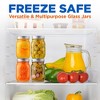 NutriChef 4 Pcs. Glass Mason Jars with Regular Lids and Bands, DIY Magnetic Spice Jars, Ideal for Meal Prep, Jam, Honey, Wedding Favors, and more - 4 of 4