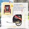 SKYONE Pet Bike Trailer with 20" Off-Road Wheels, 3 Entrances, Mesh Screen & Weather Shield - - 2 of 4