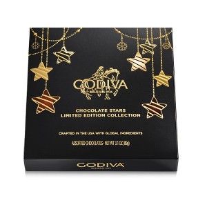 Godiva Holiday Stars Collection Christmas Chocolate Giftbox - 3.1oz/9pc - 1 of 2
