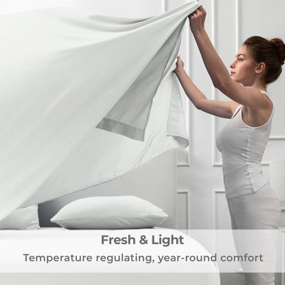 Ivory Queen 4-Piece Microfiber Sheet Set