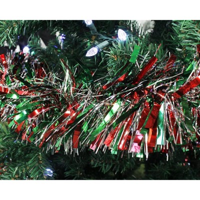 6-Pack Multicolor Christmas Tinsel Garland Decoration