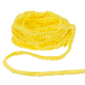 Unique Bargains Sewing Accessory Home Decoration DIY Crafts Ball Fringe Trim - 1 of 4