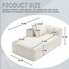 NicBex 62 Inch Loveseat,Modern Modular Chenille Loveseat Sofa with Pillow,Soft 2-Seater Couch Sleeper for Living Room,Bedroom,Lounge - 4 of 4