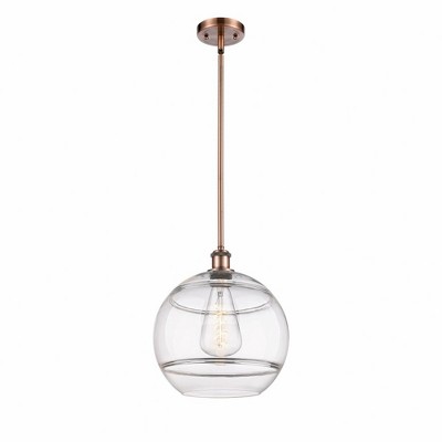 Rochester - 1 Light Stem Hung Mini Pendant In Industrial Style-13.38 Inches Tall and 12 Inches Wide