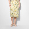 Women's Lace Trim Midi A-Line Skirt - Wild Fable™ - 2 of 3