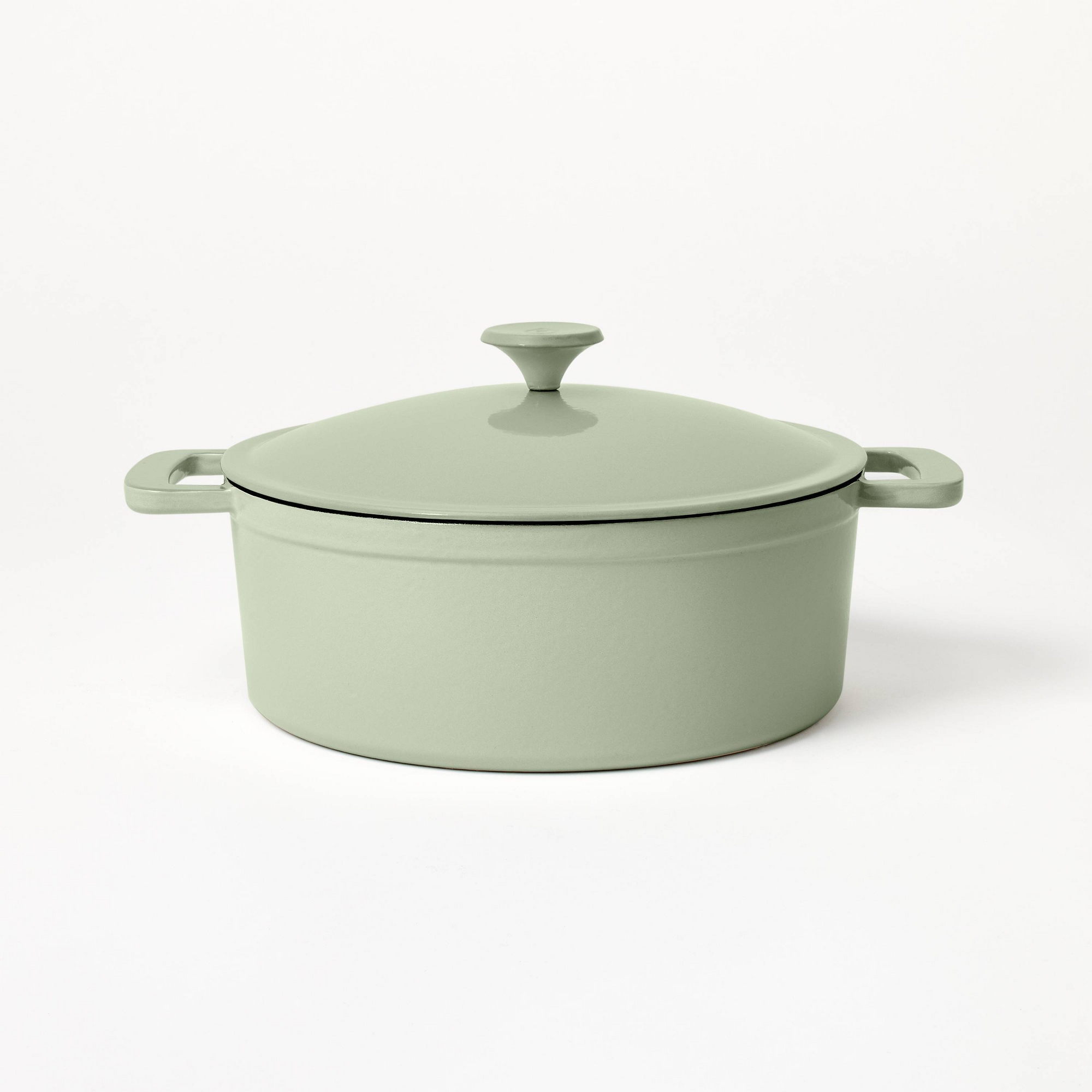 5.5qt Enamel Dutch Oven Sage Green - Figmint™
