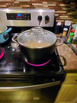 Kitchenaid Hard-anodized Induction 8qt Nonstick Stockpot With Lid: 8 ...